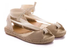 Abarca Shoes Alpargatas Yute^Menorquinas Cinta Nobuck Hielo