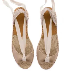 Abarca Shoes Alpargatas Yute^Menorquinas Cinta Nobuck Hielo