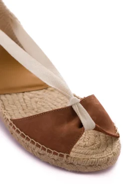 Abarca Shoes Menorquinas^Menorquinas Cinta Nobuck Brandy