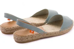 Abarca Shoes Alpargatas De Verano^Menorquinas Nobuck Celeste