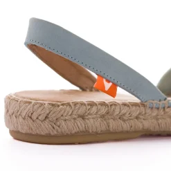 Abarca Shoes Alpargatas De Verano^Menorquinas Nobuck Celeste