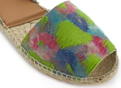 Abarca Shoes Alpargatas De Verano^Menorquinas Piel Fantasia Pistacho