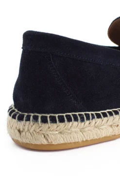 Abarca Shoes Alpargata Mocasín^Mocasín Borlas Piel Marino