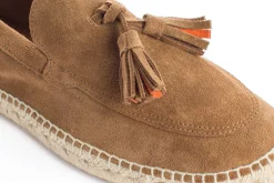 Abarca Shoes Alpargata Mocasín^Mocasín Borlas Piel Tierra