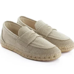 Abarca Shoes Alpargata Mocasín^Mocasín Lino Viejo Crudo