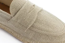 Abarca Shoes Alpargata Mocasín^Mocasín Lino Viejo Crudo