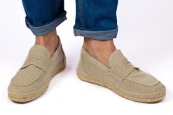 Abarca Shoes Alpargata Mocasín^Mocasín Lino Viejo Crudo