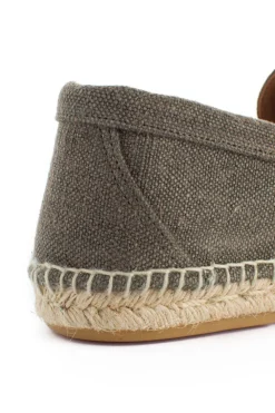 Abarca Shoes Alpargata Mocasín^Mocasín Lino Viejo Kaki