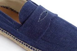 Abarca Shoes Alpargata Mocasín^Mocasín Lino Viejo Marino