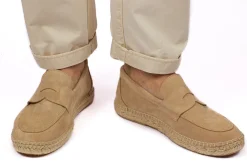 Abarca Shoes Alpargata Mocasín^Mocasín Piel Beige