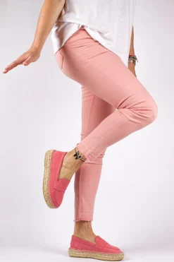 Abarca Shoes Alpargatas De Verano^Mocasín Piel Chicle