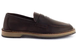 Abarca Shoes Zapatos De Piel^Mocasín Piel Encerado Cafe