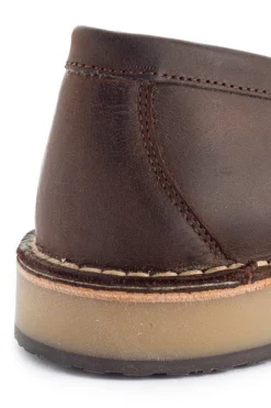 Abarca Shoes Zapatos De Piel^Mocasín Piel Encerado Cafe