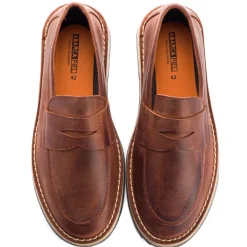 Abarca Shoes Mocasínes^Mocasín Piel Encerado Roble