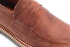 Abarca Shoes Mocasínes^Mocasín Piel Encerado Roble