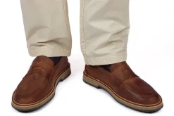 Abarca Shoes Mocasínes^Mocasín Piel Encerado Roble