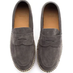 Abarca Shoes Alpargata Mocasín^Mocasín Piel Gris