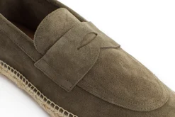 Abarca Shoes Alpargata Mocasín^Mocasín Piel Kaki 19