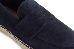 Abarca Shoes Alpargata Mocasín^Mocasín Piel Marino