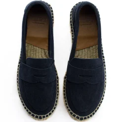 Abarca Shoes Alpargata Mocasín^Mocasín Piel Marino 312