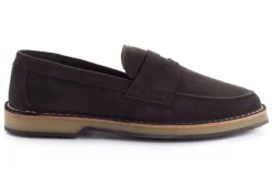 Abarca Shoes Zapatos De Piel^Mocasín Piel Serraje Gris