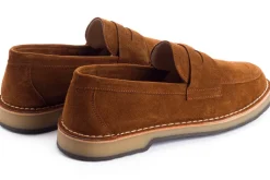 Abarca Shoes Mocasínes^Mocasín Piel Serraje Marron