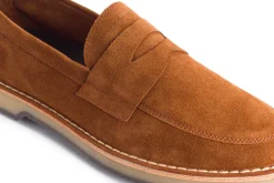 Abarca Shoes Mocasínes^Mocasín Piel Serraje Marron