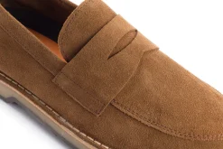 Abarca Shoes Mocasínes^Mocasín Piel Serraje Tierra