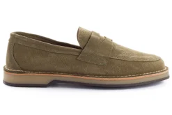 Abarca Shoes Mocasínes^Mocasín Piel Serraje Verde