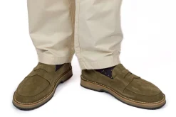 Abarca Shoes Zapatos De Piel^Mocasín Piel Serraje Verde