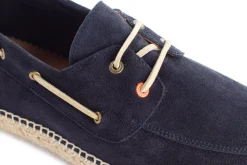 Abarca Shoes Alpargatas Náuticas^Nautico Piel Marino