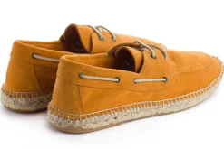 Abarca Shoes Alpargatas Náuticas^Nautico Piel Orange