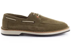 Abarca Shoes Nauticos^Nautico Piel Serraje Verde