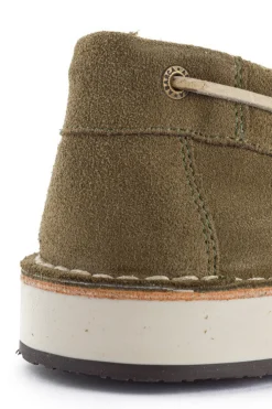 Abarca Shoes Nauticos^Nautico Piel Serraje Verde