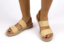 Abarca Shoes Sandalias Yute^Pascale Domine Amarillo Sandalias De Yute