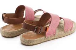 Abarca Shoes Sandalias Yute^Pascale Domine Rojo Sandalias De Yute