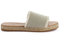 Abarca Shoes Sandalias Yute^Sandalias De Yute Santorini Unisex Color Kaki