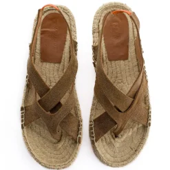 Abarca Shoes Sandalias Yute^Sandalias De Yute Terra Formentera Cuero