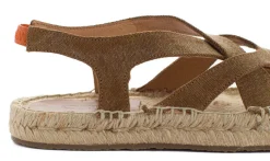 Abarca Shoes Sandalias Yute^Sandalias De Yute Terra Formentera Cuero