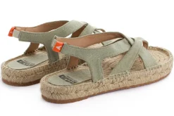 Abarca Shoes Sandalias Yute^Sandalias De Yute Terra Formentera Kaki