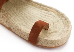 Abarca Shoes Sandalias Yute^Sandalias Piel Ibiza Marron