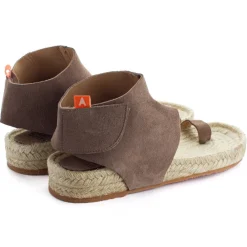 Abarca Shoes Sandalias Yute^Sandalias Piel Ibiza Topo