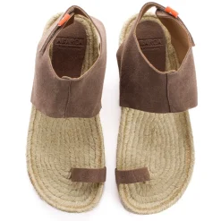 Abarca Shoes Sandalias Yute^Sandalias Piel Ibiza Topo