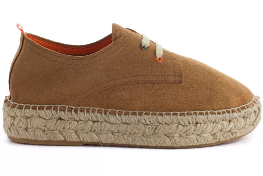 Alpargatas De Verano^Abarca Shoes Blucher Piel Arena