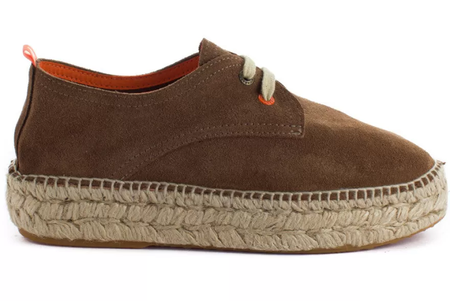 Alpargatas De Verano^Abarca Shoes Blucher Piel Tierra
