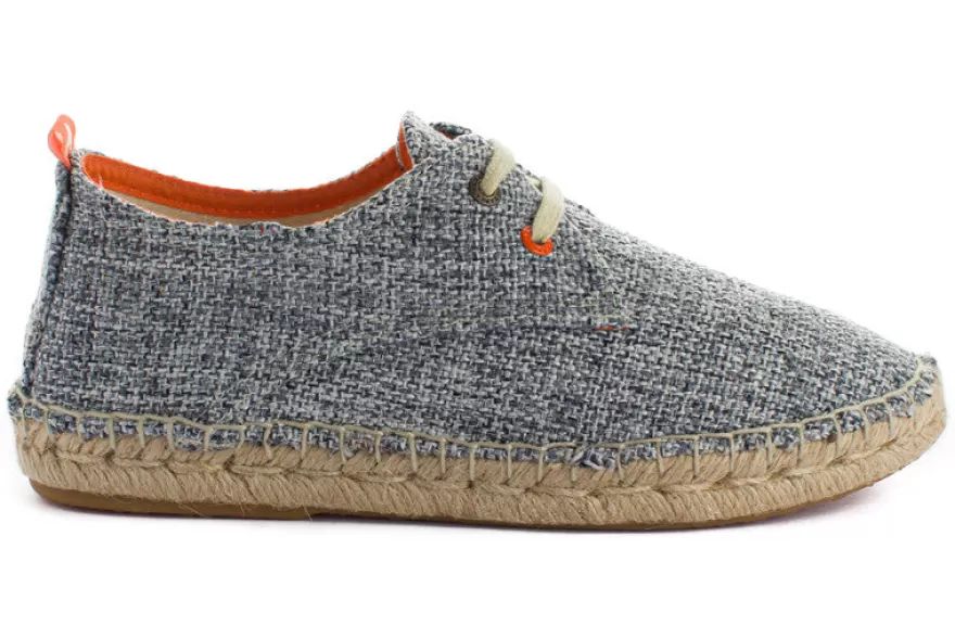 Alpargatas Con Cordones^Abarca Shoes Blucher Terra Casa Blanca Negro
