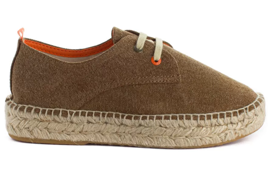 Alpargatas De Verano^Abarca Shoes Blucher Terra Cuero