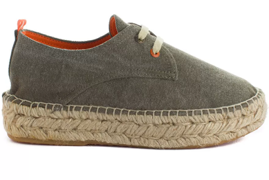 Alpargatas De Verano^Abarca Shoes Blucher Terra Kaki