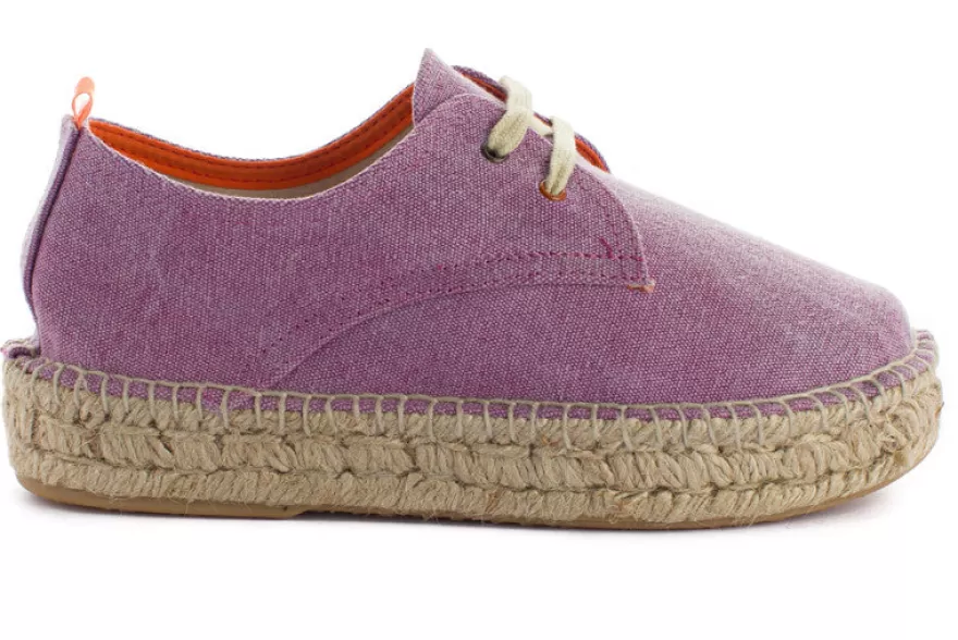 Alpargatas De Verano^Abarca Shoes Blucher Terra Lila