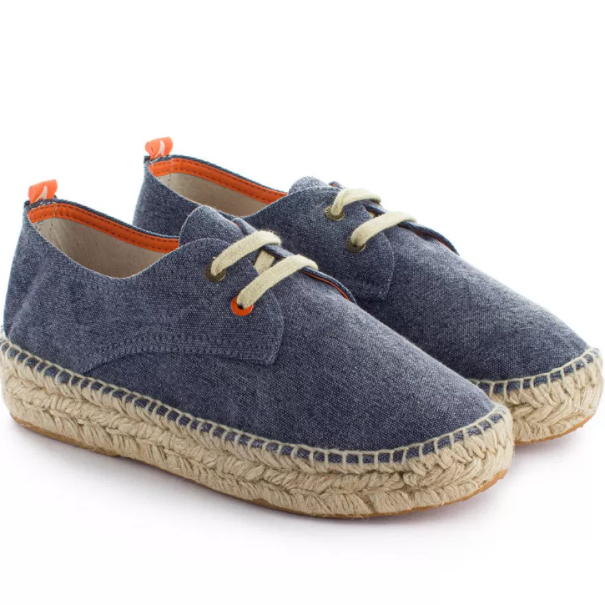 Alpargatas Con Cordones^Abarca Shoes Blucher Terra Marino